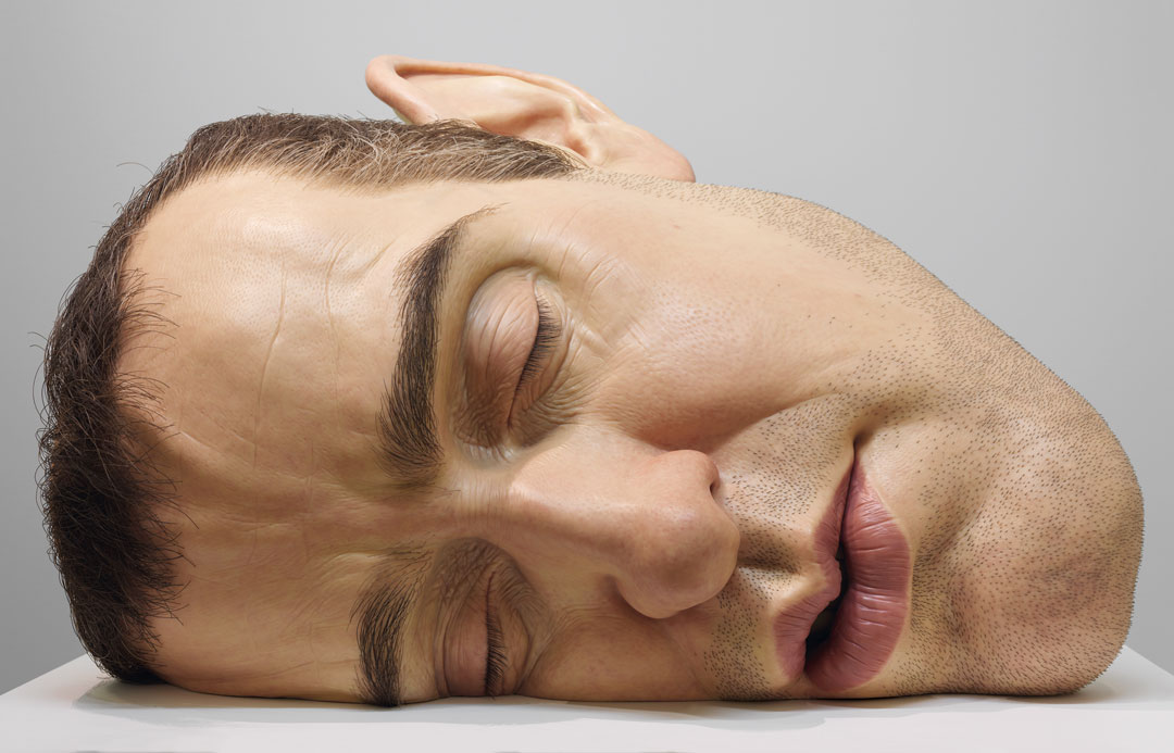 Mask II (2001–2) by Ron Mueck. As reproduced in Anatomy