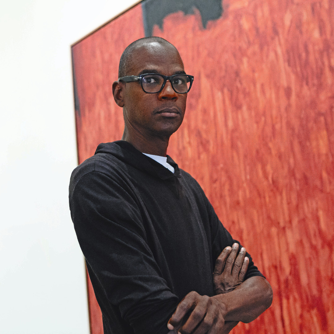 Mark Bradford. As reproduced in The Artist Project. Photo by Jackie Neale/Kathryn Hurni © The Met