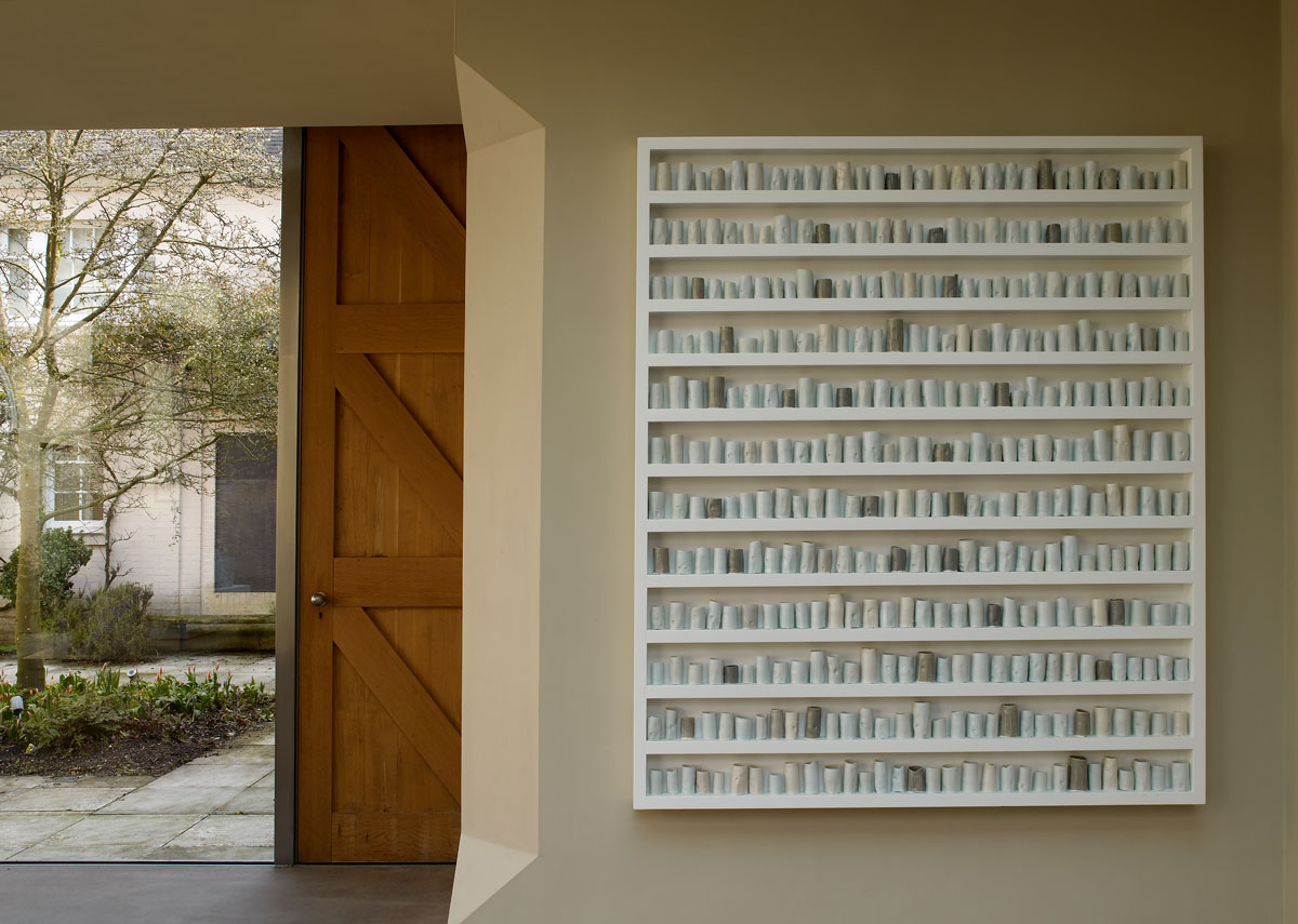 A change in the weather (2007) by Edmund de Waal. Photo courtesy Roche Court Sculpture Park