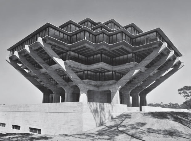 Geisel Library, University of California, San Diego, USA, 1970 by William Pereira & Associates. From This Brutal World