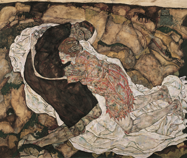  Death and the Maiden (1915-16) by Egon Schiele