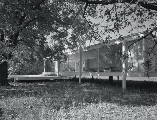 The Farnsworth House, 1945-51 by Mies van der Rohe, from our Mies book