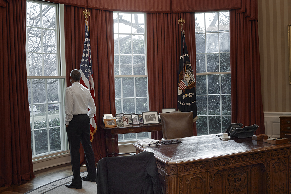 President Barack Obama, The Oval Office,Washington, D.C., January 19, 2017. Photograph © Annie Leibovitz