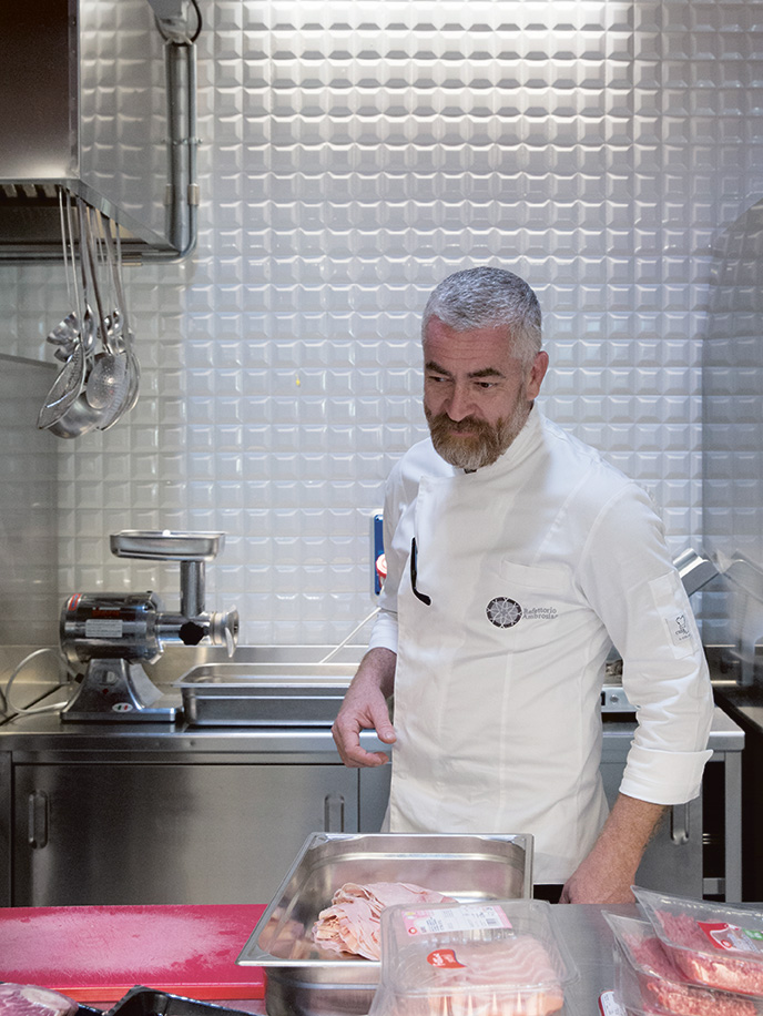 Alex Atala at the Refettorio. As featured in Bread is Gold