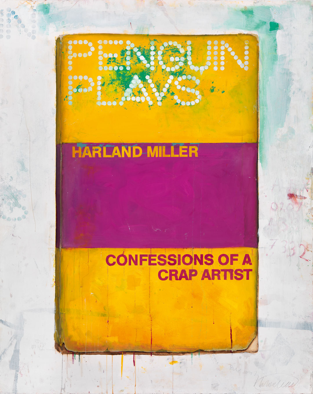 Confessions of a Crap Artist (2013) by Harland Miller. As featured in Reading Art
