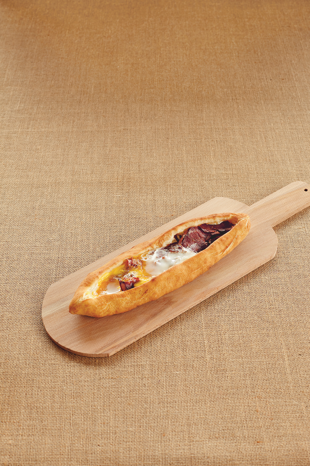 Beef pide, from The Turkish Cookbook