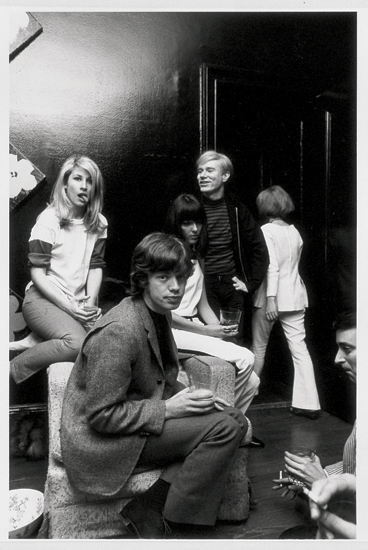 With Edie Sedgwick, Gerard Malanga, and Baby Jane Holzer, as well as Mick Jagger (1964-65)