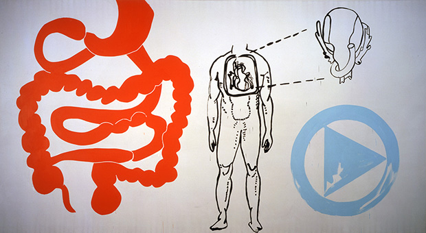 Andy Warhol, Physiological Diagram, 1985, The Andy Warhol Museum, Pittsburgh, © The Andy Warhol Foundation for the Visual Arts, Inc.