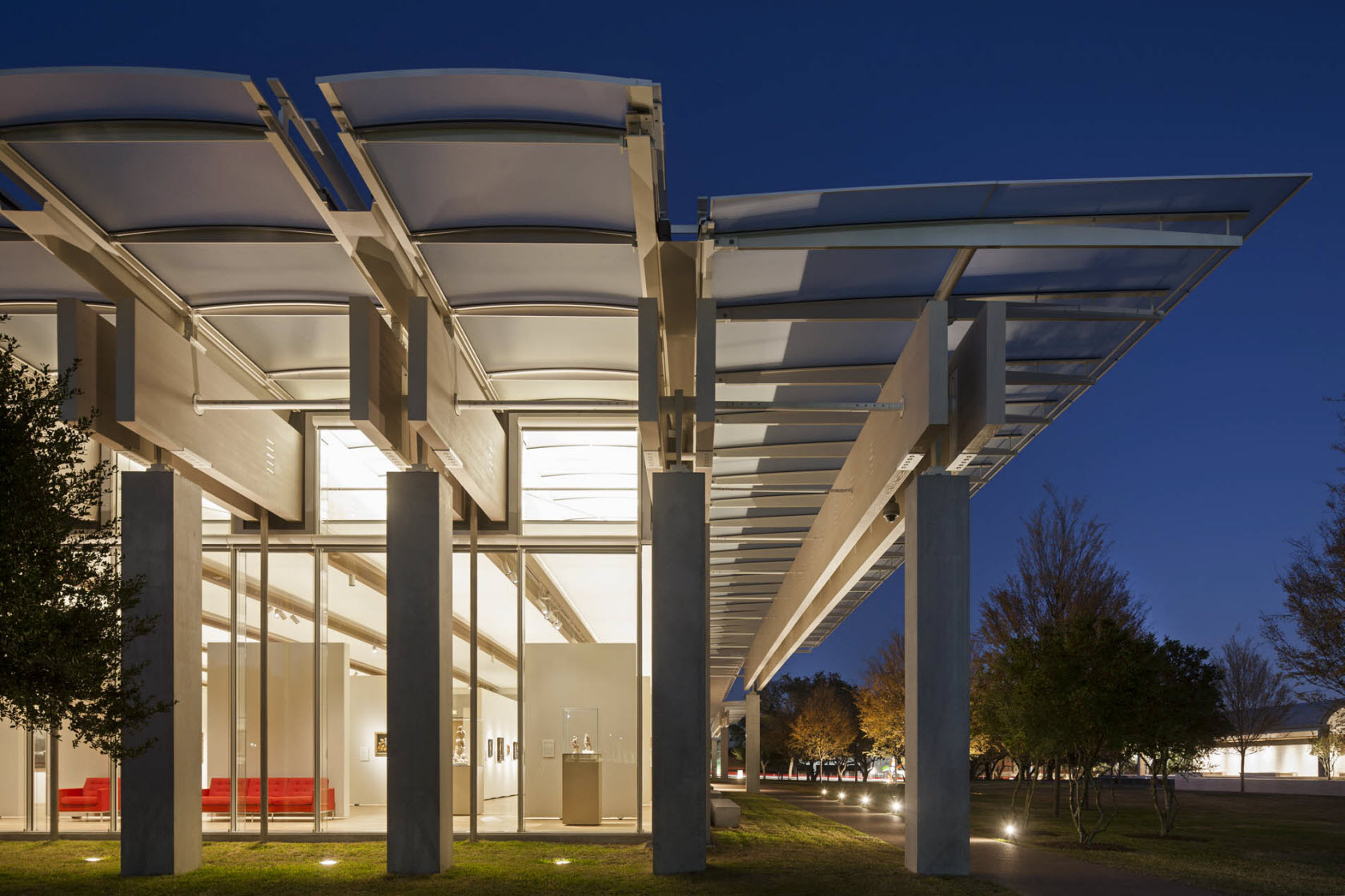 The Piano Pavilion at the Kimbell Art Museum, Texas