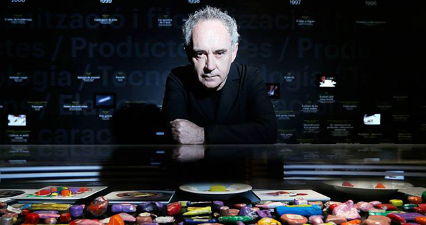 Ferran Adrià at the elBulli Somerset House exhibition in London, 2013