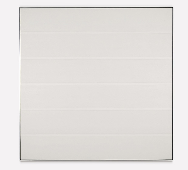Untitled #7 (1991) by Agnes Martin is up for sale at Sotheby's contemporary art evening auction, 11 November, New York