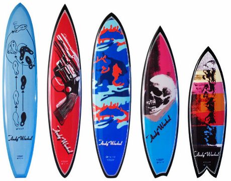 Bissell's full quiver of Warhol boards
