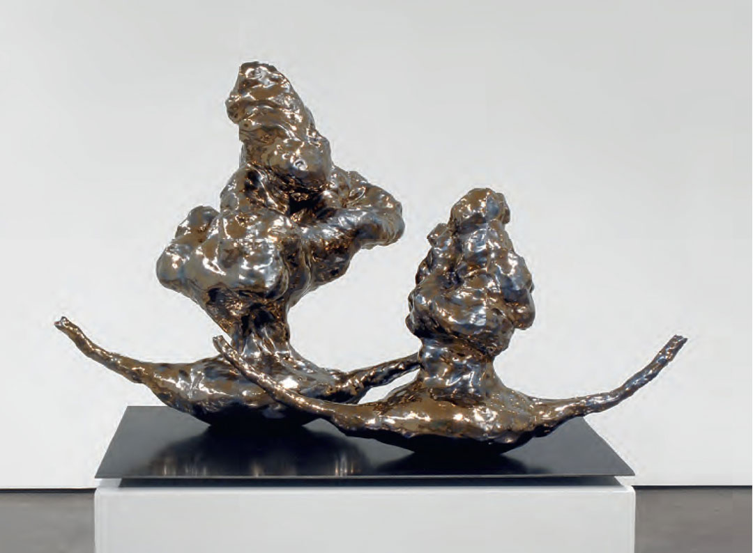 Twin Rockers, 2007 - Arlene Shechet - Glazed ceramic, steel, painted plywood - National Gallery of Art, Gift of Anne and Joel Ehrenkranz. Photo: Cathy Carver