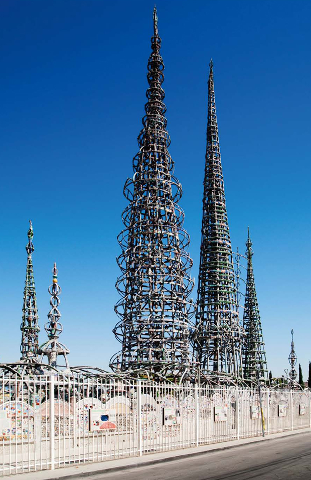 The Watts Towers, as featured in Art & Place