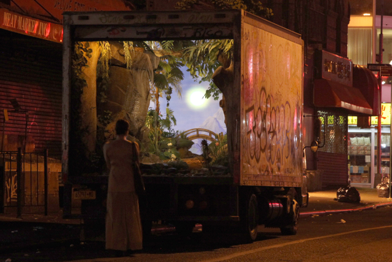 Banksy's New York truck diorama