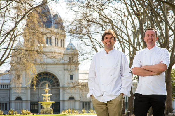 Dan Hunter and Attica chef Ben Shewry