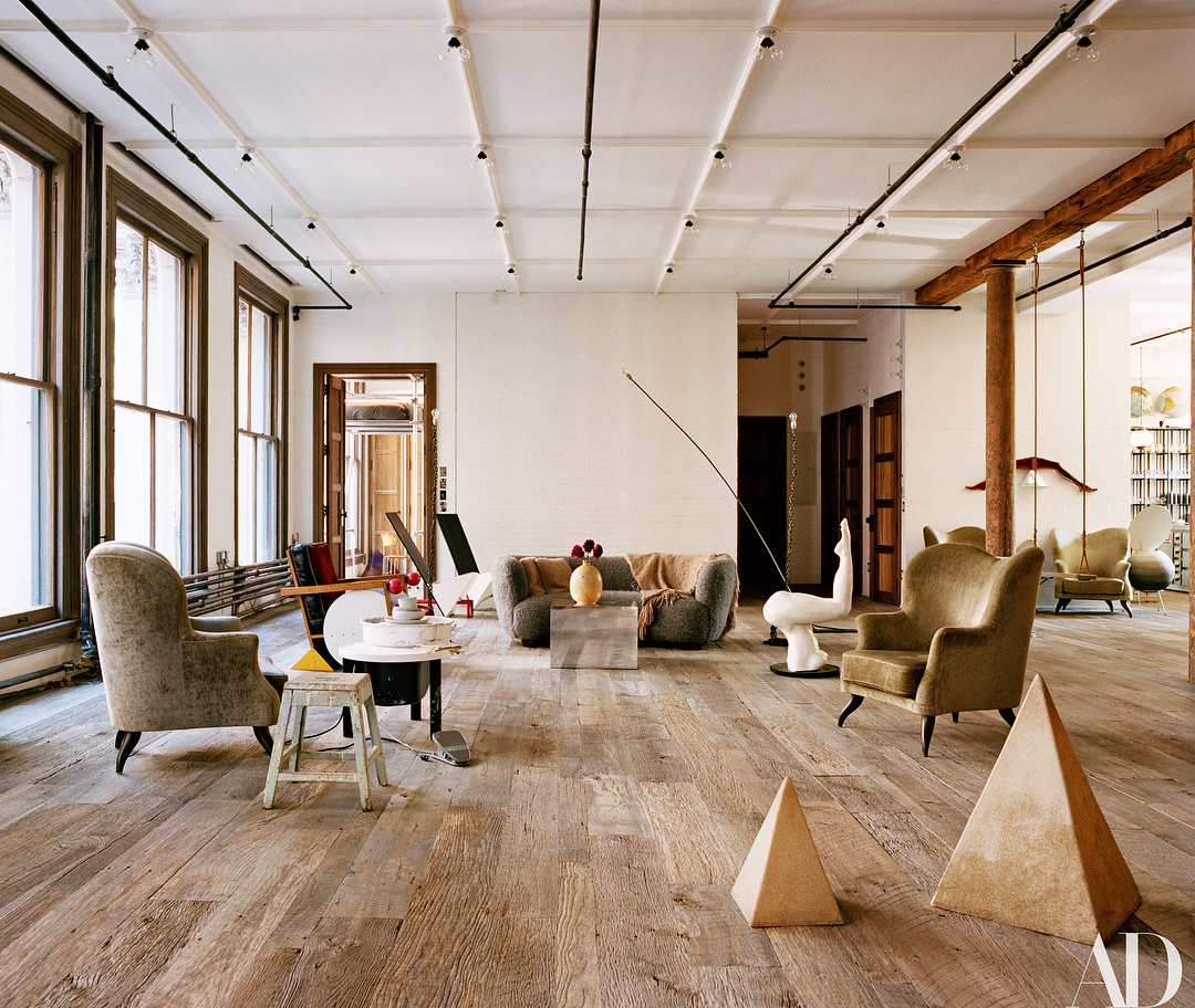 Alexandre de Betak's SoHo apartment in Architectural Digest. Photographs by François Halard; styled by Michael Bargo. Images courtesy of Architectural Digest