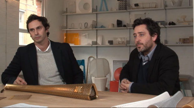 Jay Osgerby and Ed Barber discuss the Olympic torch design
