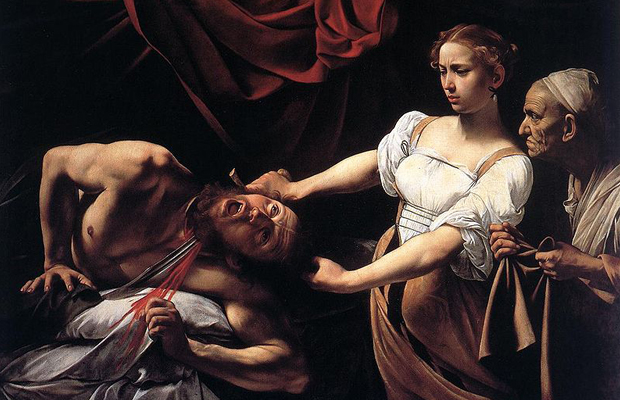 Judith Beheading Holofernes (1598–1599) by Caravaggio, also featured in Beauty