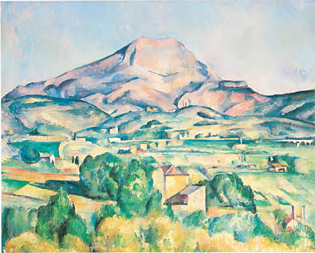 Paul Cézanne, Mont Sainte-Victoire Seen from Bellevue, c. 1885. As reproduced in The Story of Art