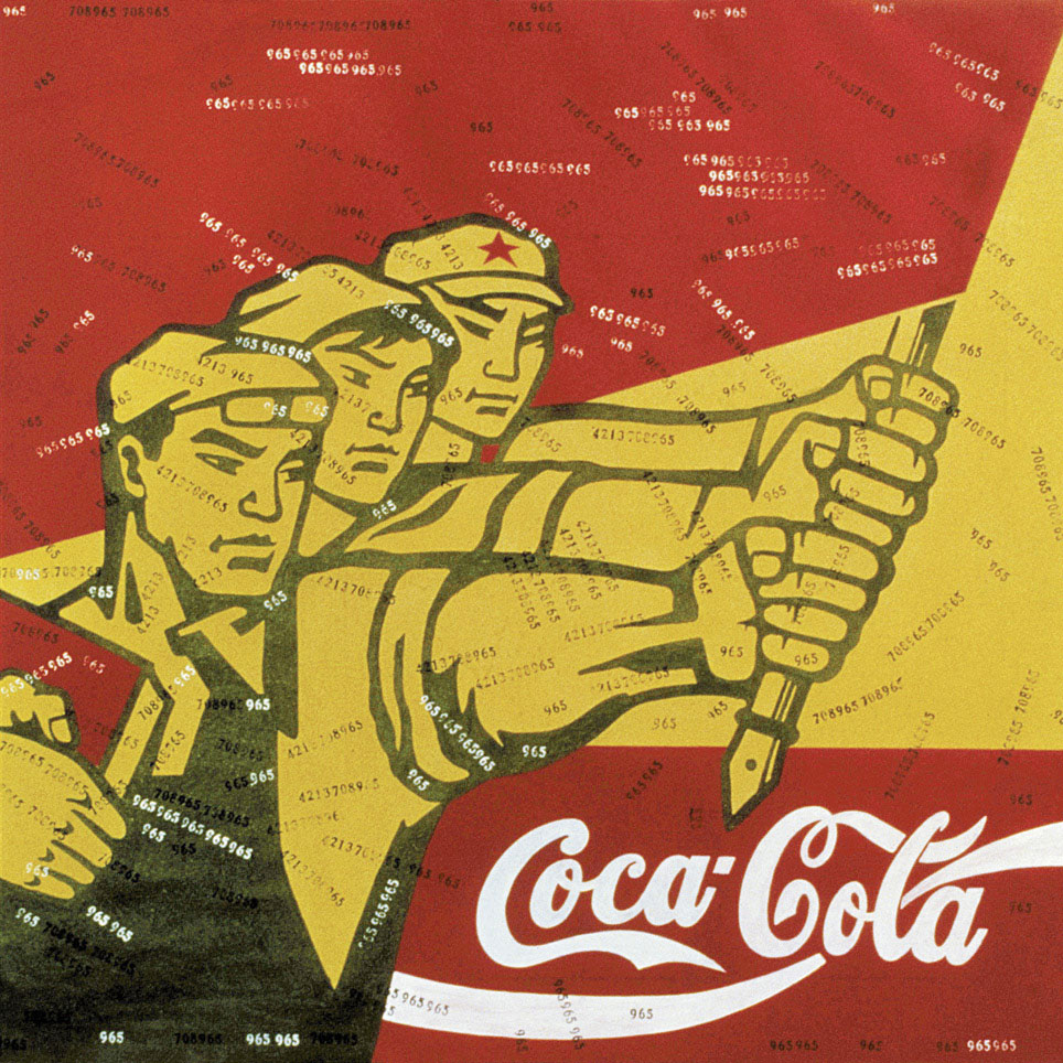 Great Criticism Series: Coca Cola (1988) by Wang Guangyi. As reproduced in The Chinese Art Book