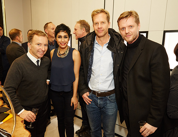 Tony Chambers (far left) at the Copenhagen Wallpaper* City Guide launch in London, December 2015