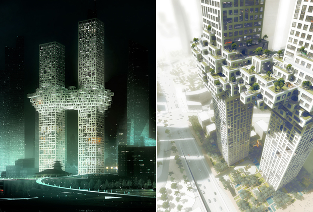 MVRDV architect's 'Cloud' design for Seoul's new Yongsan Dreamhub project masterminded by super-architect Daniel Libeskind 