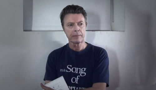 David Bowie from Tony Oursler's Where Are We Now? video