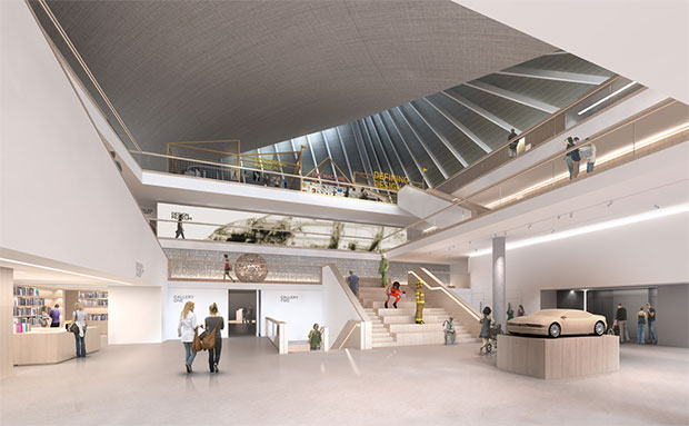 A rendering of the new Design Museum