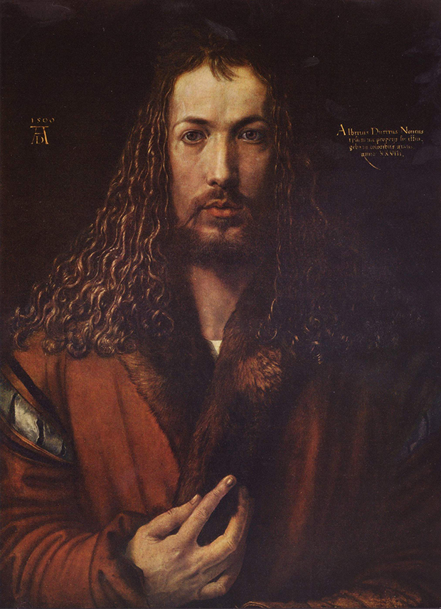 Self portrait (1500) by  Albrecht Dürer
