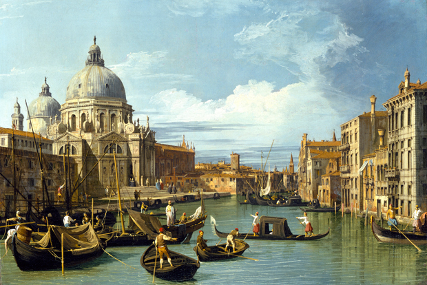 Canaletto, The Entrance to the Grand Canal, looking West, with Santa Maria della Salute (about 1729)