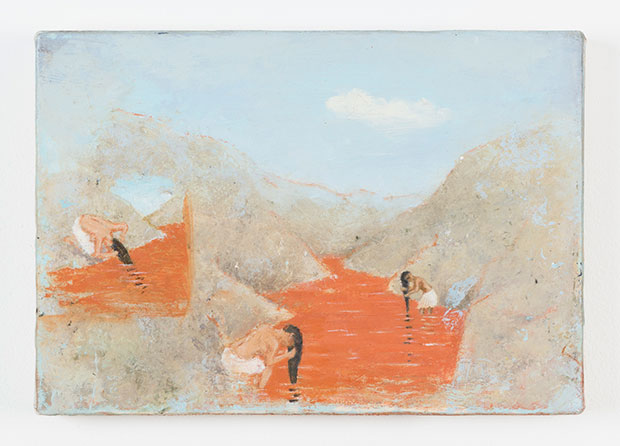 Francis Alÿs Untitled, 2010 Oil on canvas and wood 5 3/4 x 8 1/4 inches (14.6 x 21 cm) Courtesy David Zwirner, New York/London