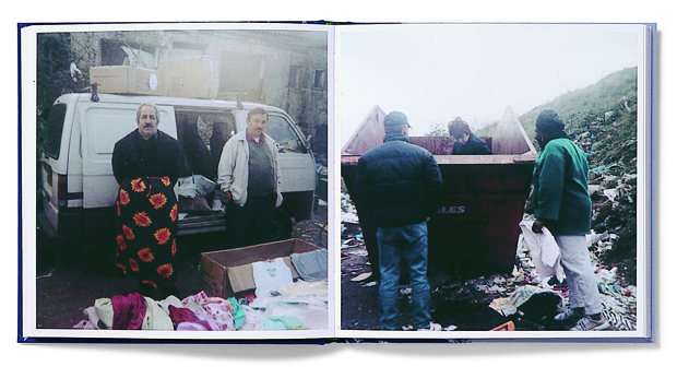 Spread from Stephen Gill's Hackney Wick (2005)  from Martin Parr and Gerry Badger's Photobook series