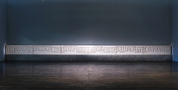 The Sound of Running Water (1990) by Ian Hamilton Finlay