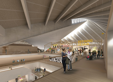 An early rendering of the Design Museum, courtesy of John Pawson
