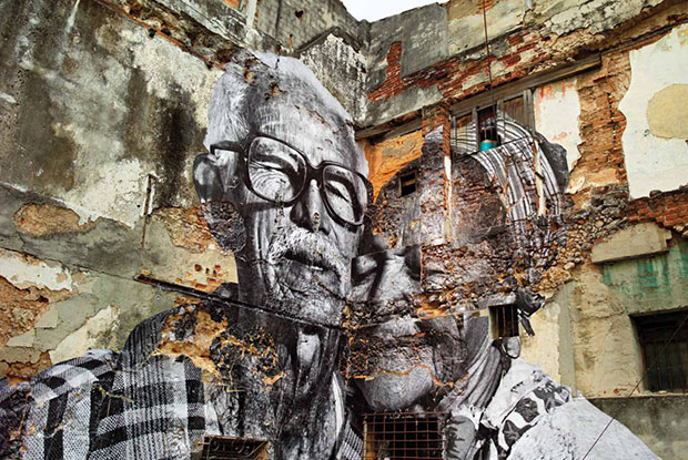 Rafael Lorenzo and Obdulia Manzano Wrinkles of the City (2012) - JR