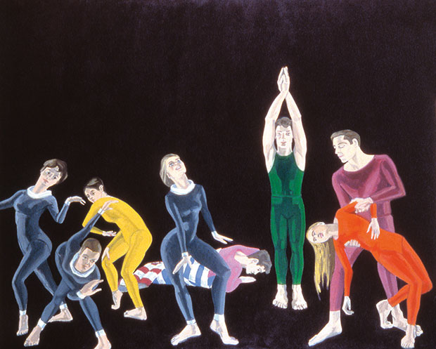 Paul Taylor Dance Company, 1963-64 - Alex Katz, Collection Bayerische Museum Munich