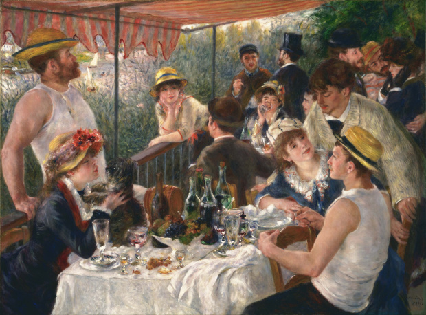 Luncheon of the Boating Party (1880-81) by Renoir. As reproduced in our new monograph