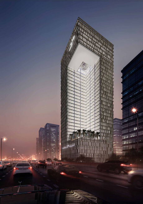 SOM's plans for Mashreq Bank's headquarters in Dubai