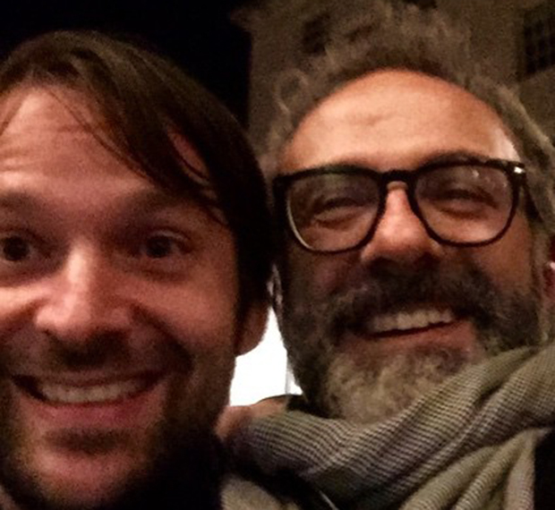 René Redzepi and Massimo Bottura. Image courtesy of Massimo's Instagram