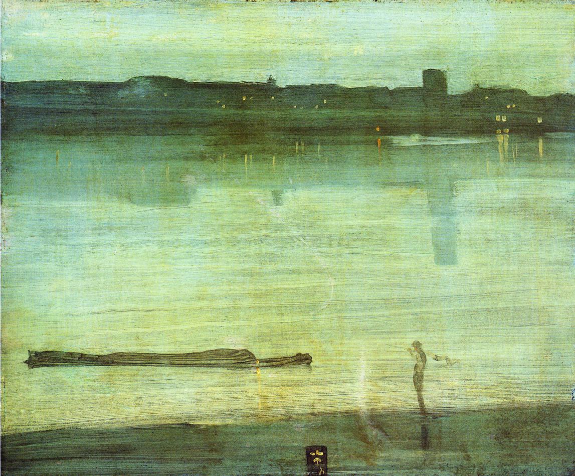 Whistler's Nocturne in Blue and Green (1871)