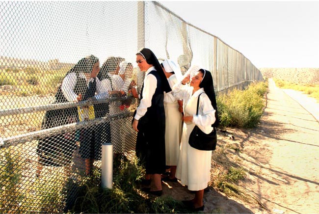 Nuns at the Border by Bruce Berman