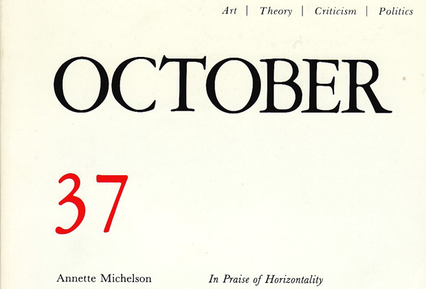 Detail from the cover of October, summer 1986