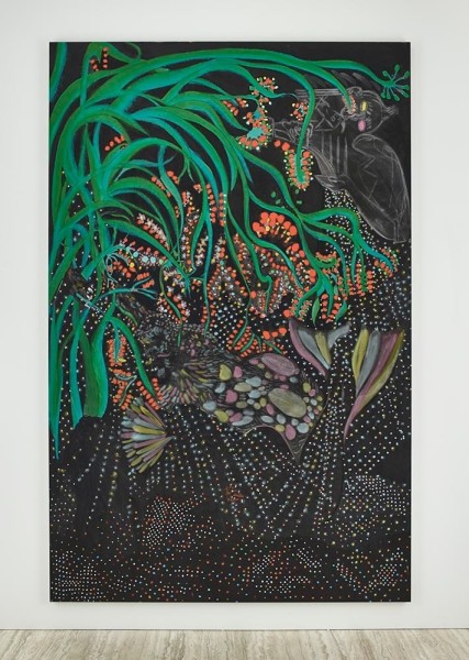 Midnight Cocktail (2015) by Chris Offili. Image courtesy of David Zwirner