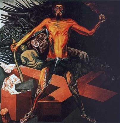 Modern Migration of the Spirit  (1932) by José Clemente Orozco