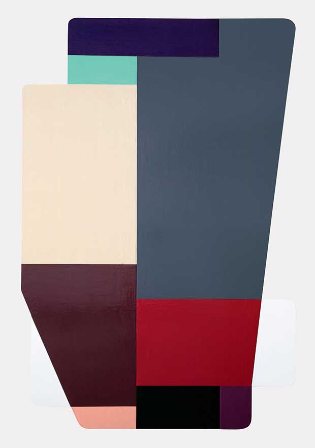 Untitled (2007-08) enamel on aluminium - Ruth Root from Painting Abstraction
