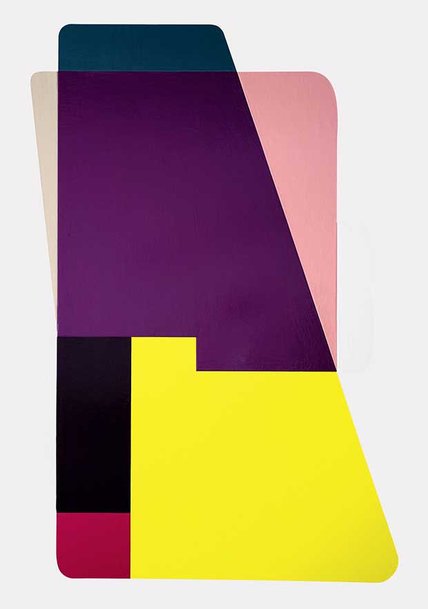 Untitled (2008) enamel on aluminium - Ruth Root from Painting Abstraction