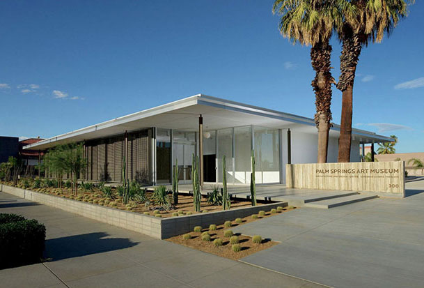 Palm Springs Art Museum Architecture and Design Center - E. Stewart Williams/ Marmol Radziner (photo Daniel Chavkin courtesy of Palm Springs Art Museum
