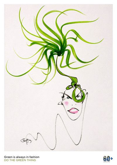 Philip Treacy's poster for Do The Green Thing