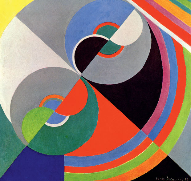 Rhythm Colour no. 1076 (1939) by Sonia Delaunay. Centre National des Arts Plastiques/Fonds National d'Art Contemporain, Paris